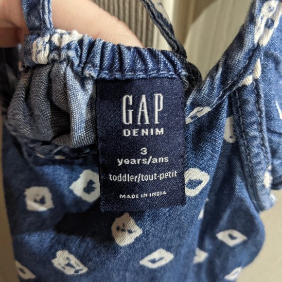 Gap Jean cheetah print dress - Picture 2 of 2